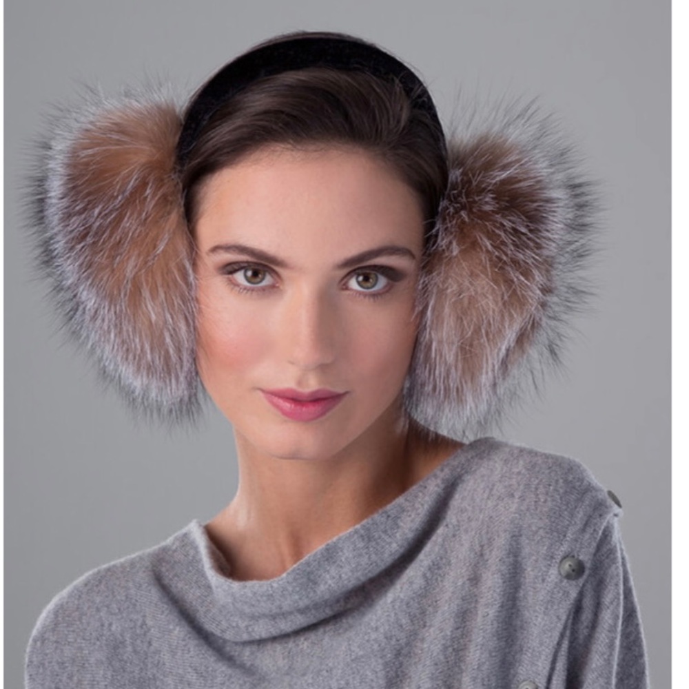 Fox fur Earmuffs